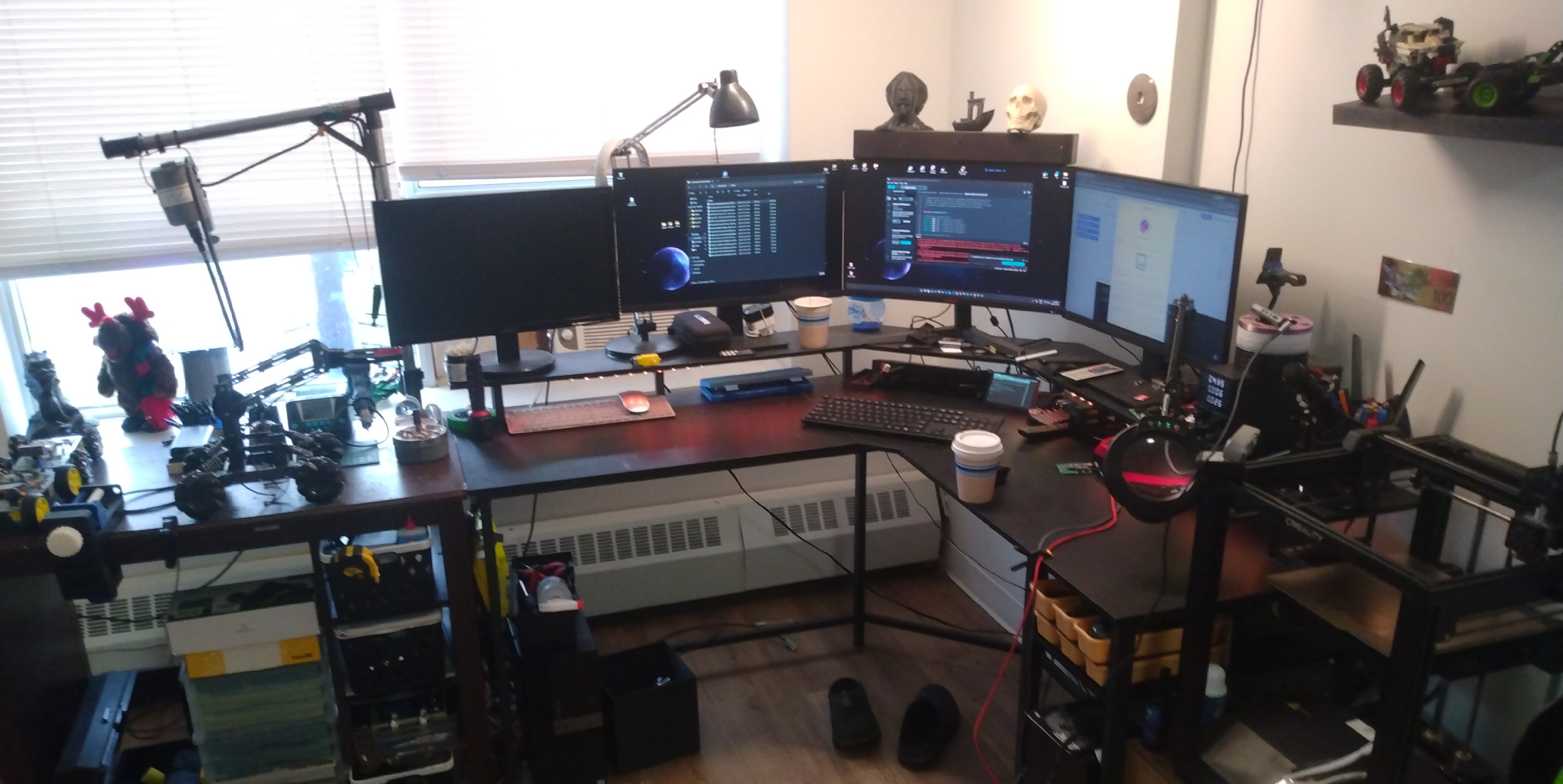 George’s home lab and workshop